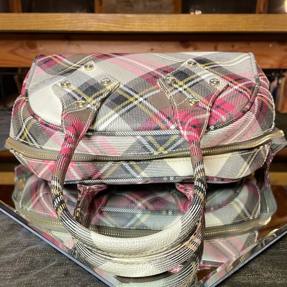 Vivienne Westwood plaid handbag - Picture 6 of 14